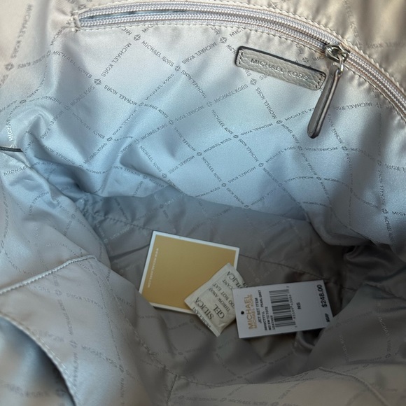 Michael Kors gray leather tote purse - Picture 8 of 9